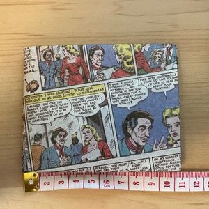 Comic book page wallet - Mighty Wallet by Dynomighty Design